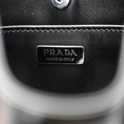 Prada Spazzolato Cleo Shoulder Bag Black 6 of 9