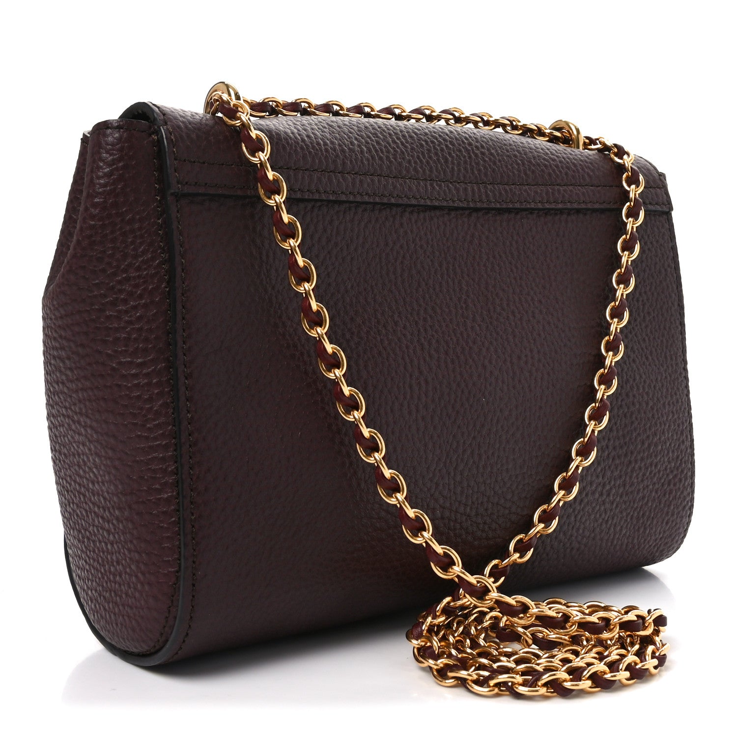 Mulberry Small Classic Grain Calfskin Small Lily Flap Oxblood 3 of 9