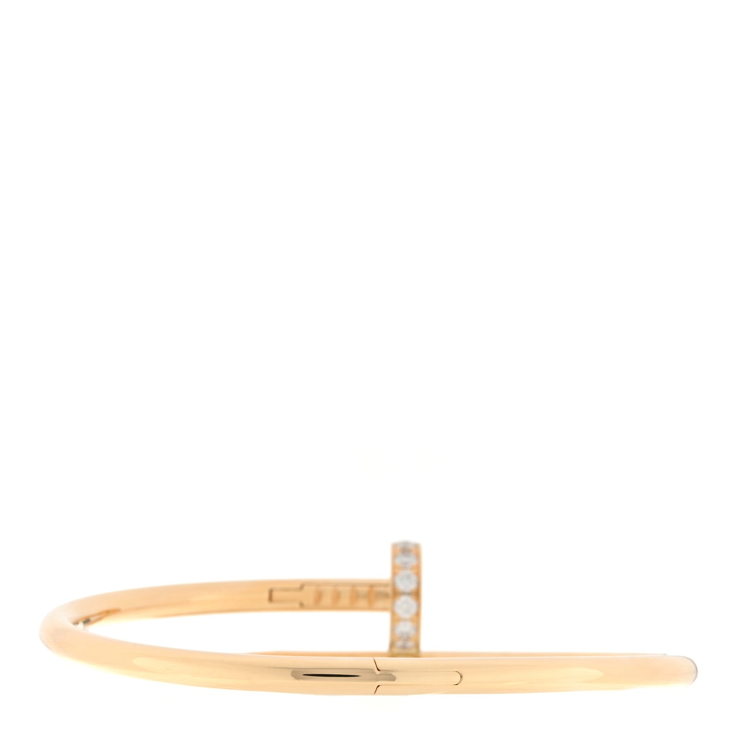 18K Yellow Gold Diamond Juste Un Clou Bracelet 16