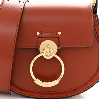 Chloe Calfskin Small Tess Bag Sepia Brown 8 of 10