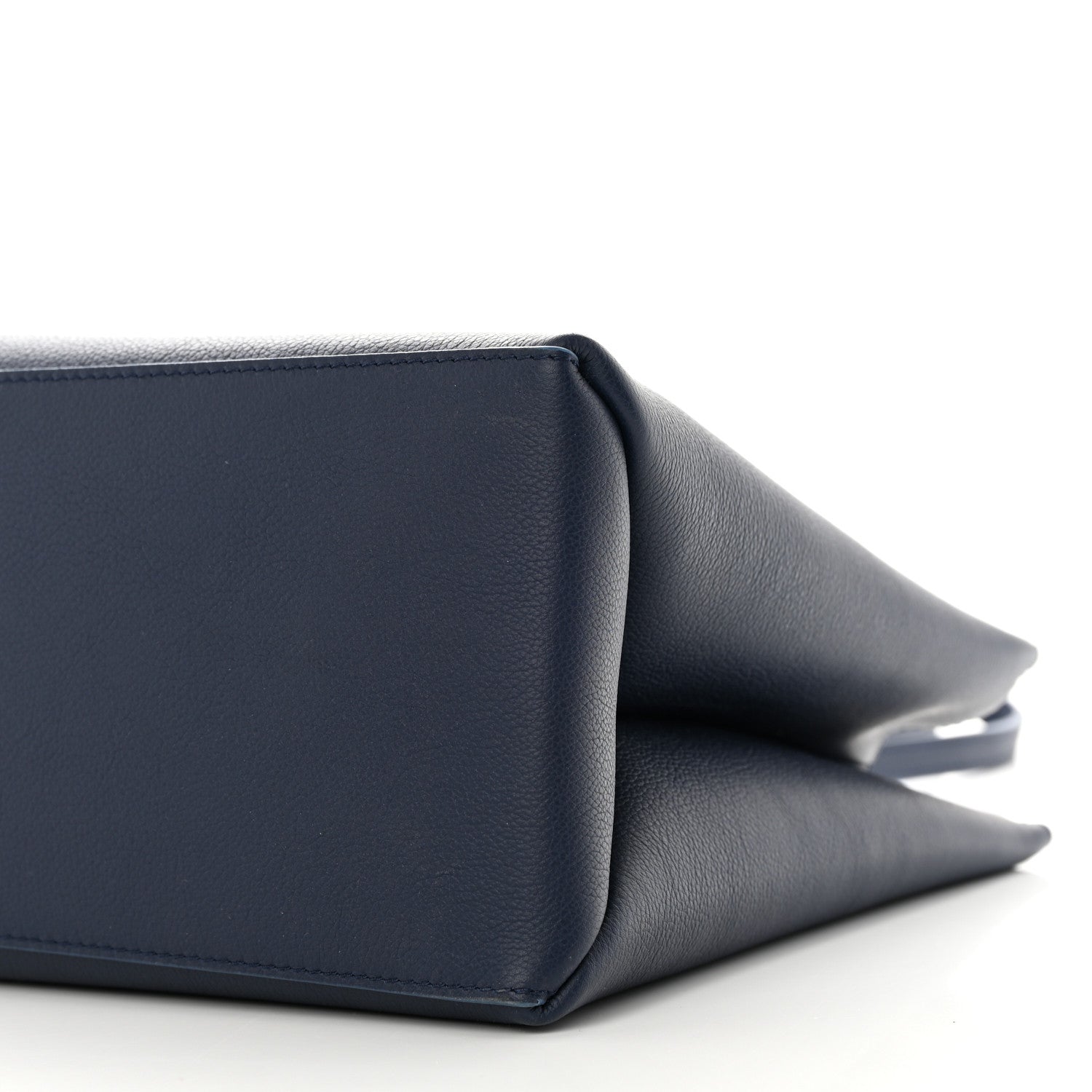 Louis Vuitton Grained Calfskin Lockme Shopper Navy 9 of 11