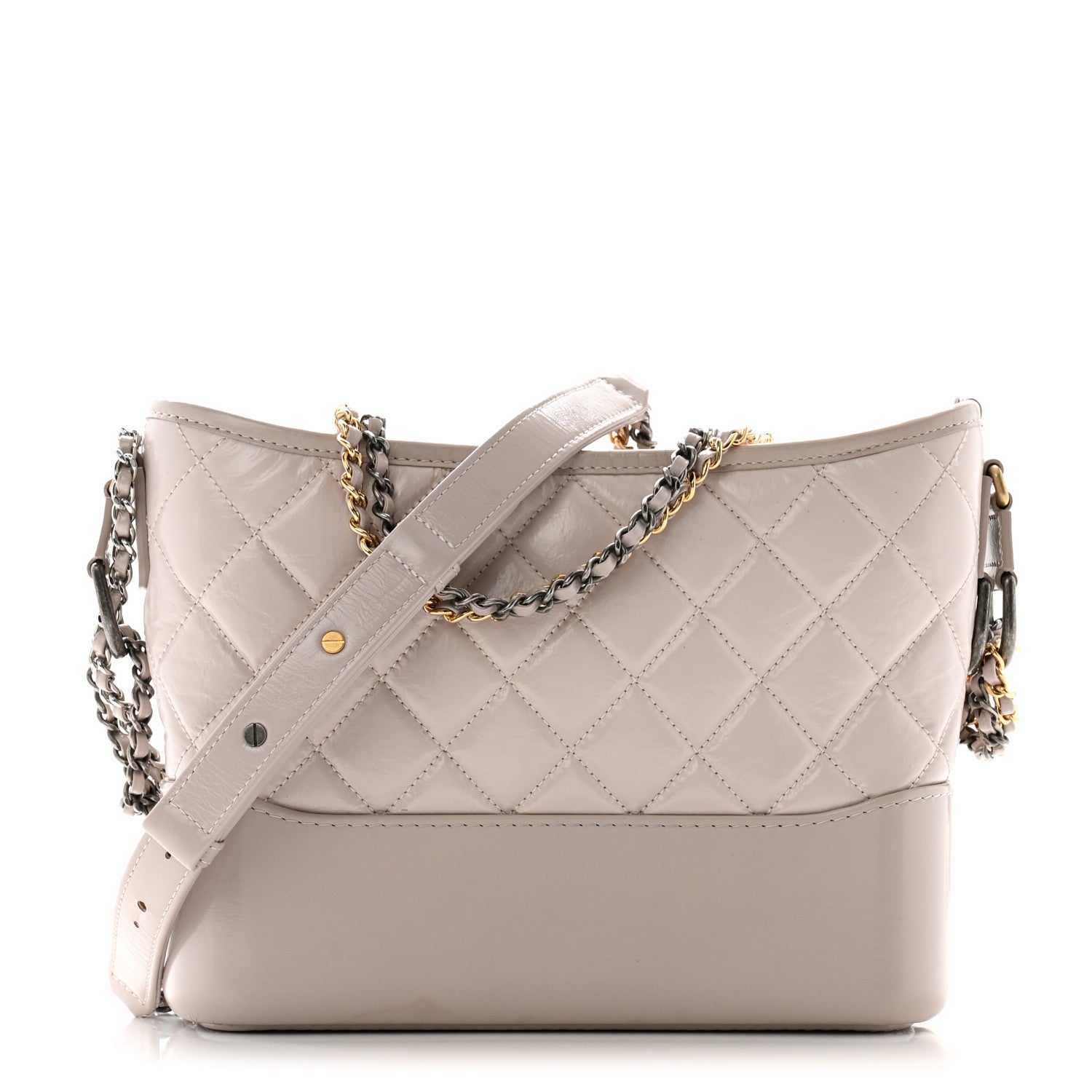 Chanel Aged Calfskin Quilted New Medium Gabrielle Hobo Light Purple 1 of 11