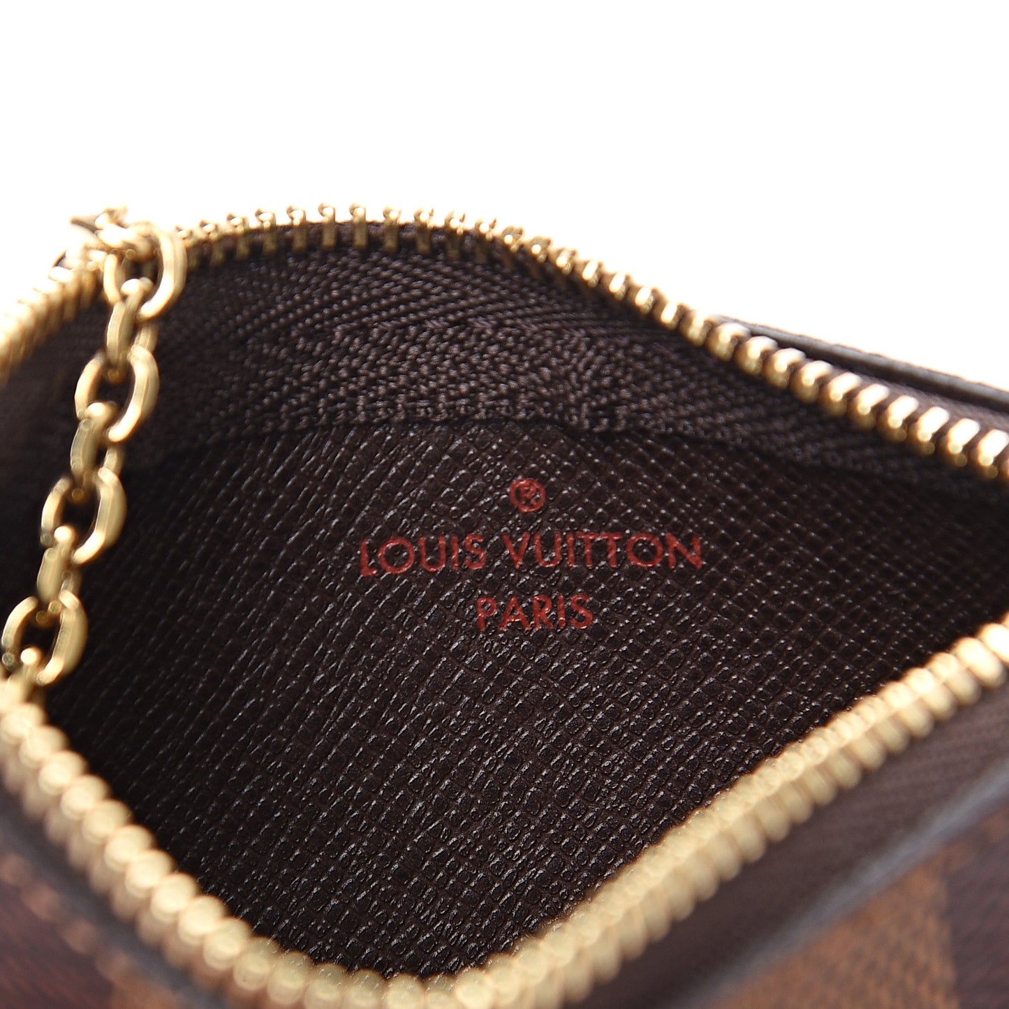 Damier Ebene Key Pouch