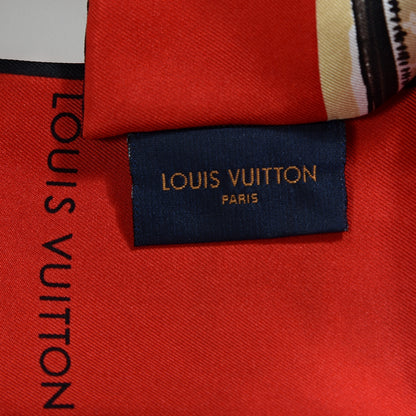 Louis Vuitton Silk Monogram Trunks Bandeau Brown 3 of 3