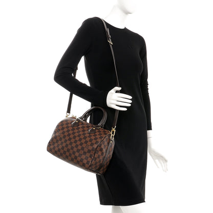 Louis Vuitton Damier Ebene Speedy Bandouliere 25 2 of 13