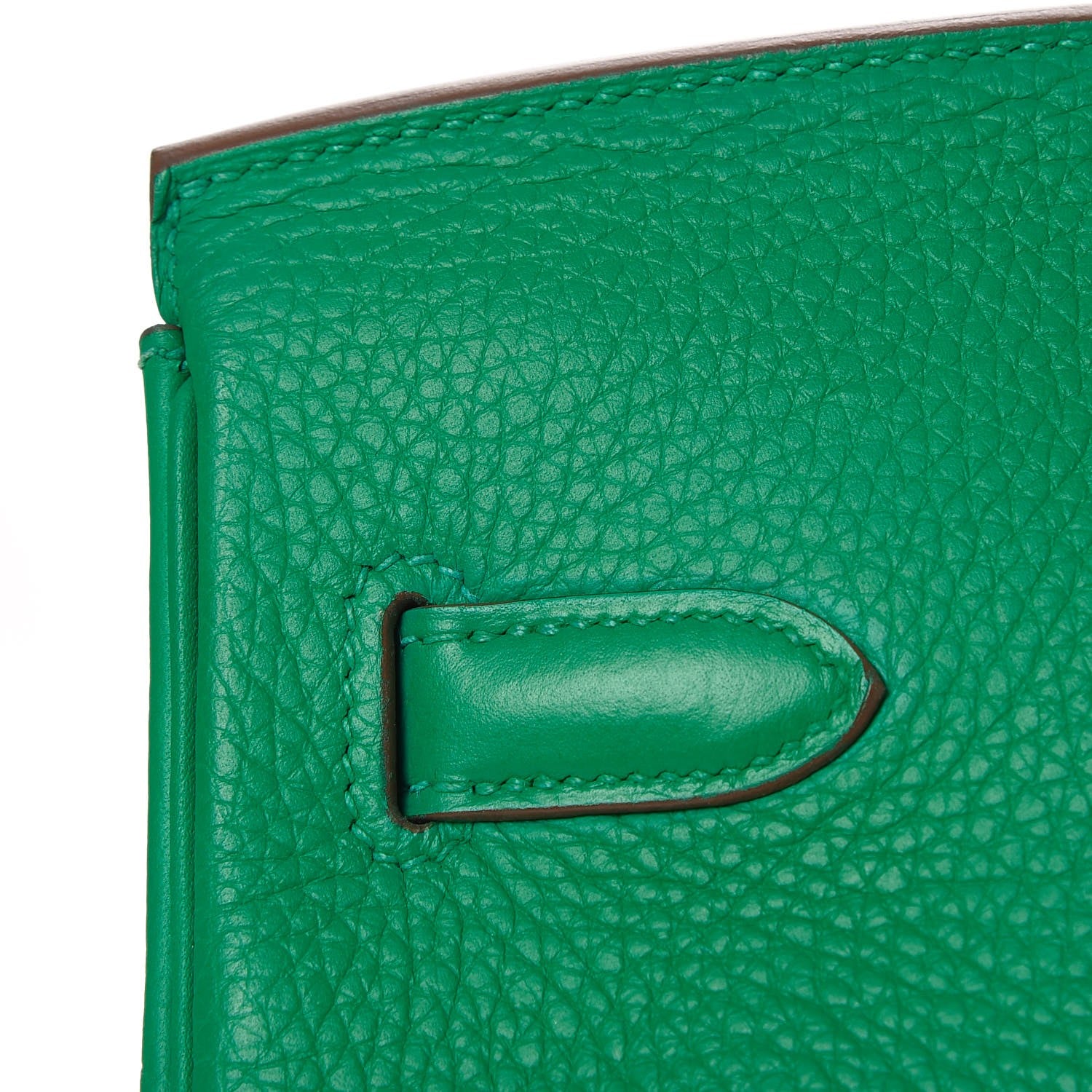 Hermes Taurillon Clemence Birkin 35 Menthe 14 of 36