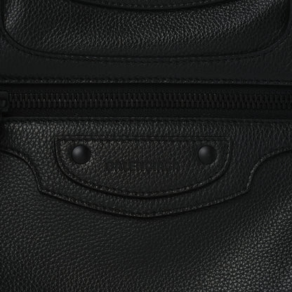 Balenciaga Grained Calfskin Neo Classic Black Hardware Medium City Black 7 of 9