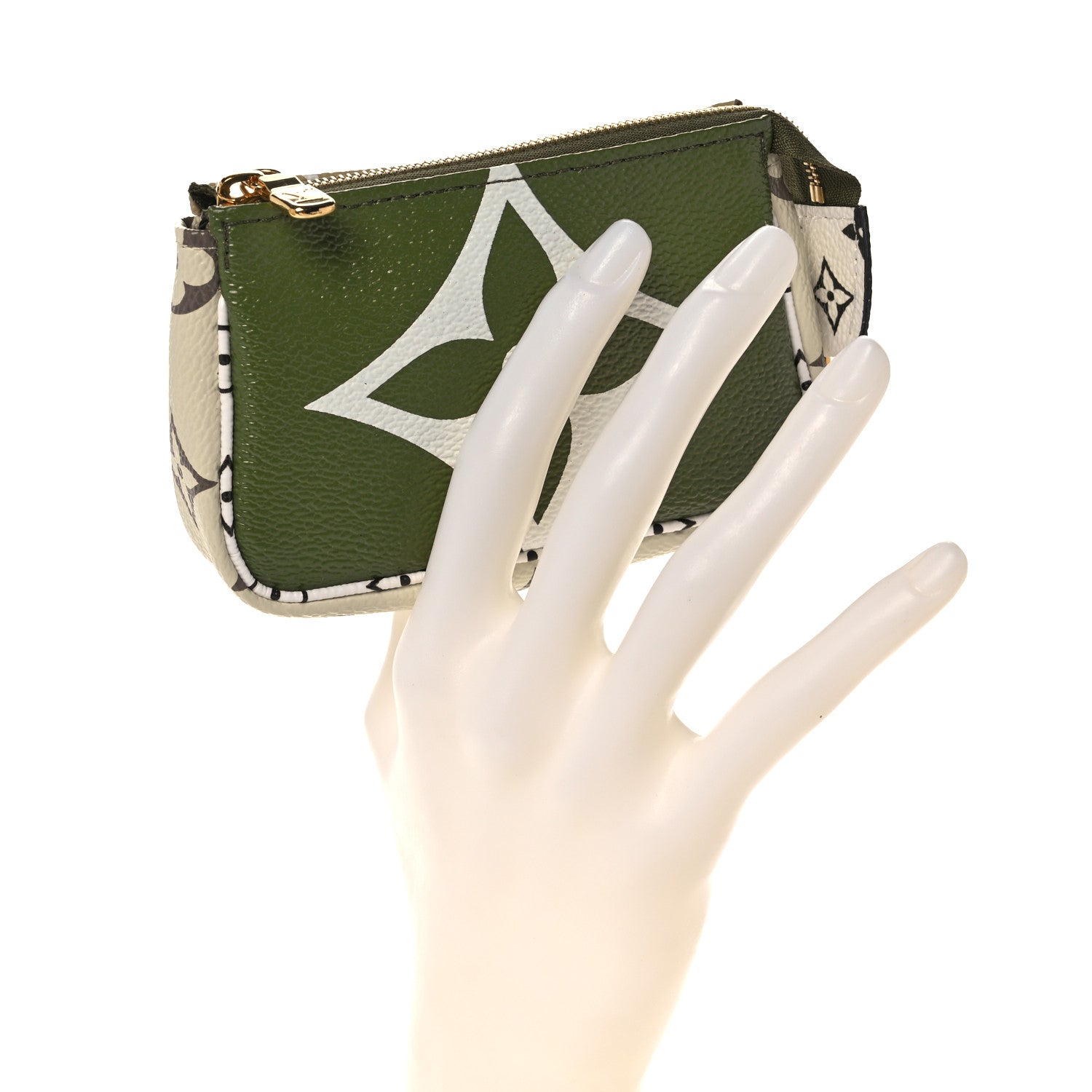 Louis Vuitton Monogram Giant Micro Pochette Accessories Kaki White 2 of 11