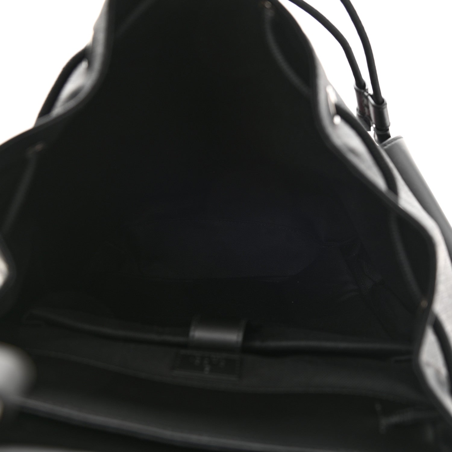 Gucci Soft GG Supreme Monogram Appia Calfskin Web Double Buckle Backpack Black 5 of 10
