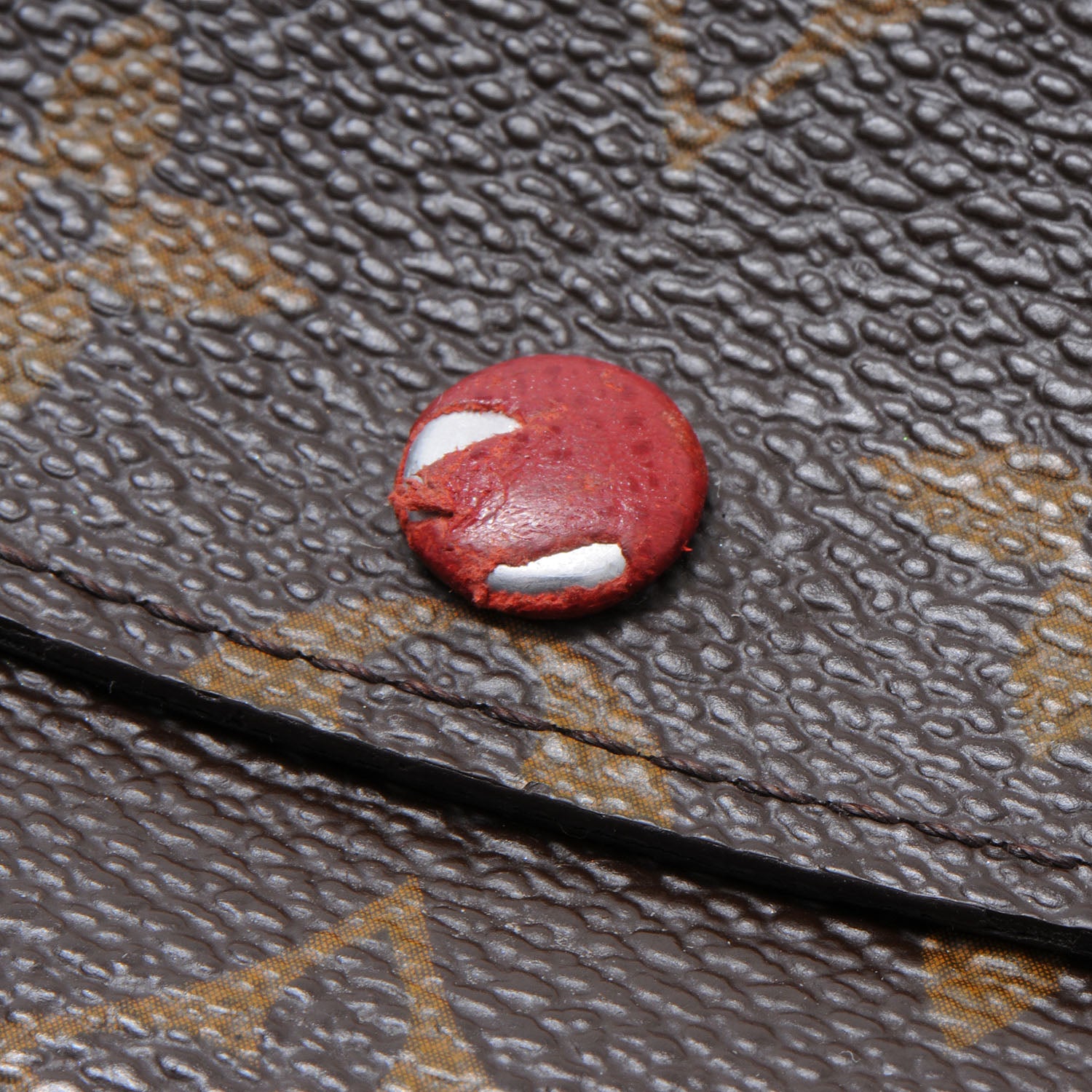 Louis Vuitton Monogram Emilie Wallet Red 5 of 8