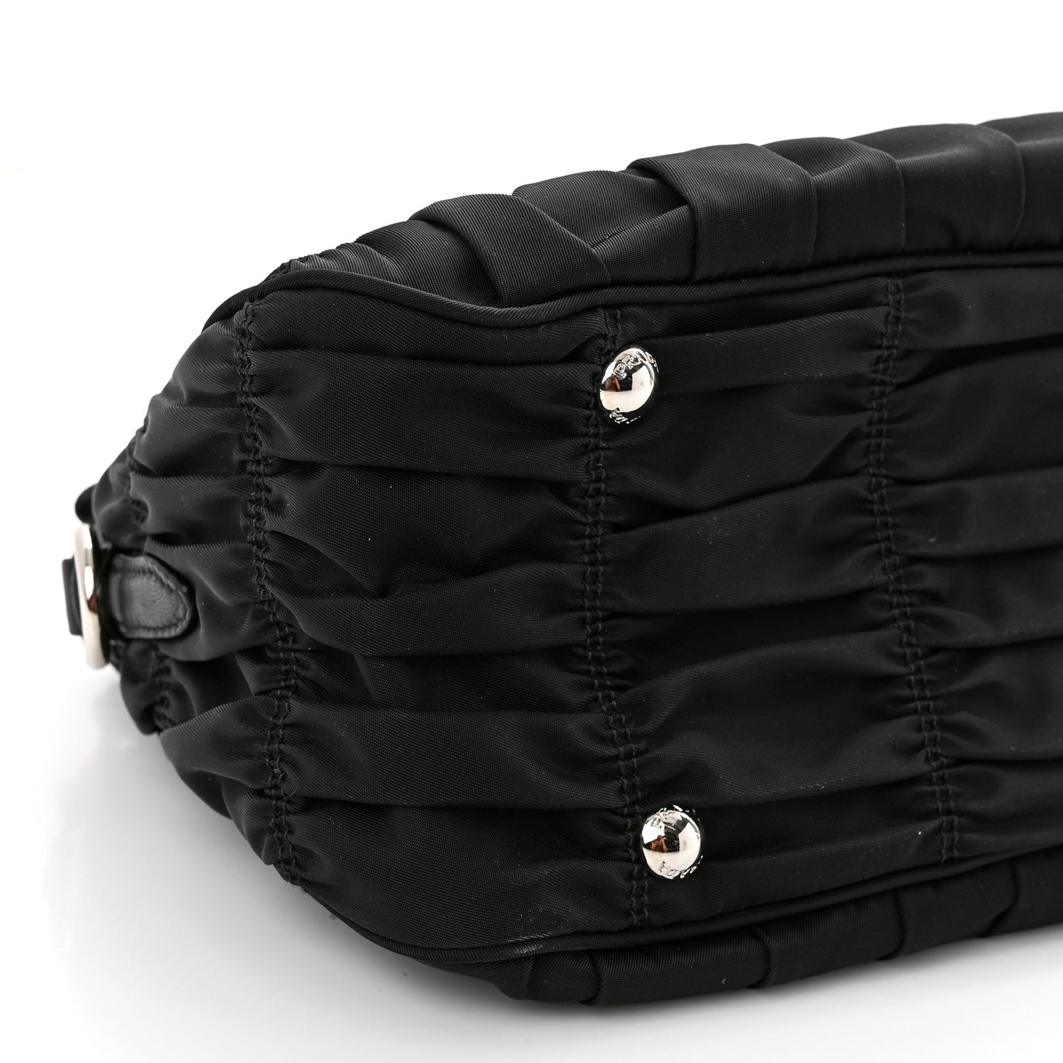 Prada Tessuto Nylon Gaufre Shopping Satchel Black 8 of 14