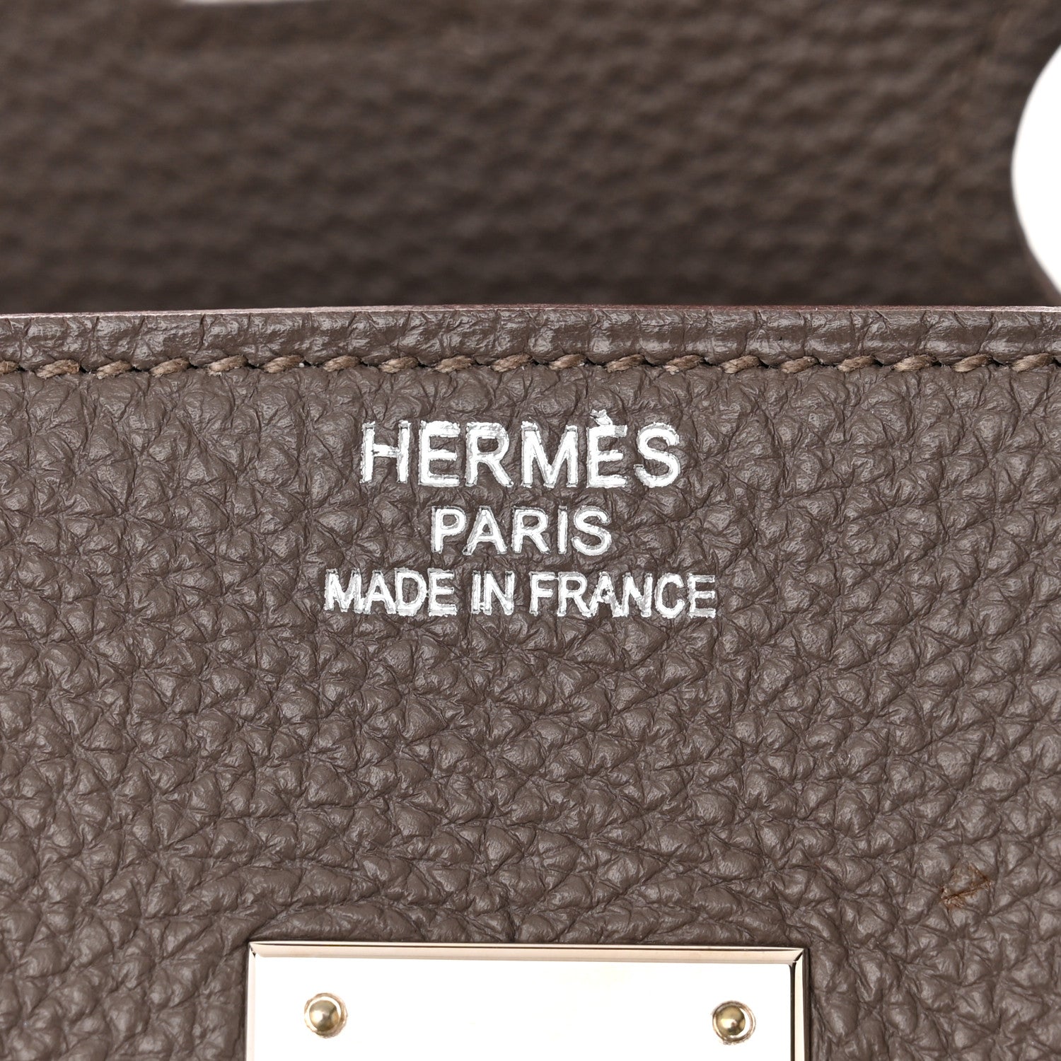 Hermes Togo Birkin 35 Etain 6 of 12