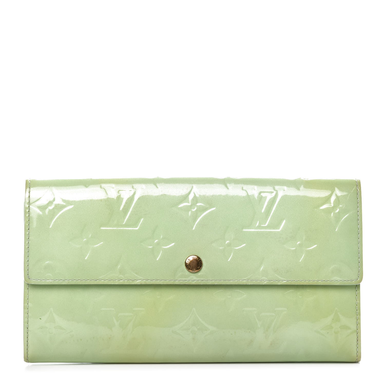 Louis Vuitton Vernis Sarah Wallet Peppermint 1 of 15
