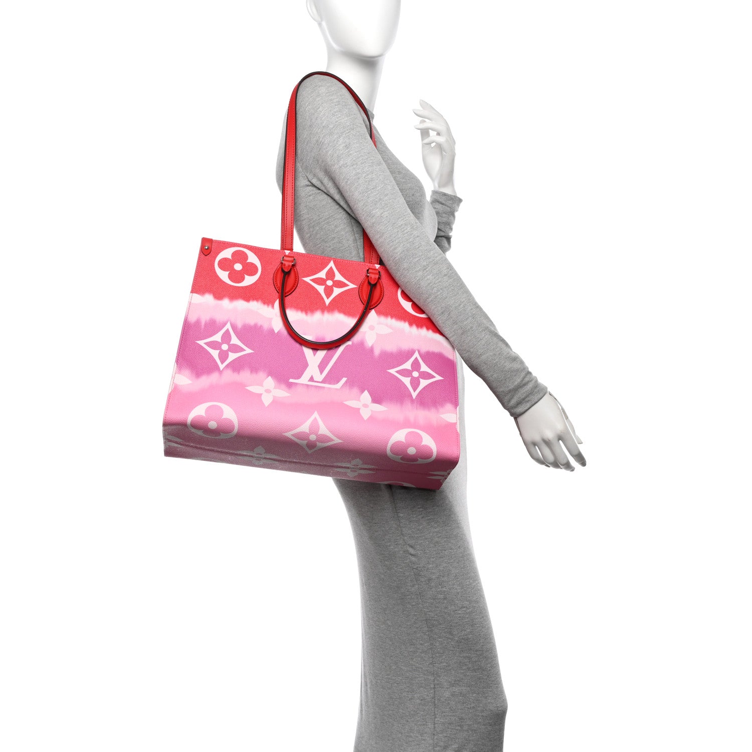 Louis Vuitton Monogram Escale Onthego GM Rouge 2 of 11