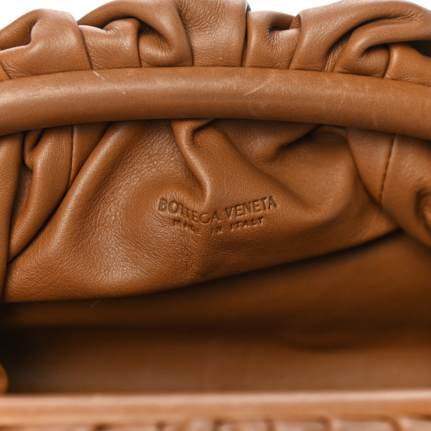 Butter Calfskin The Mini Pouch Cammello