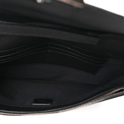 Fendi Denim 2Jours Clutch Blue Black 5 of 10