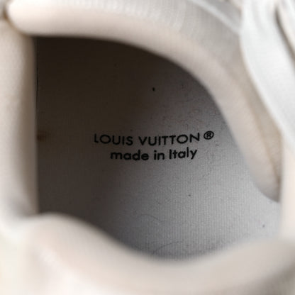 Louis Vuitton Calfskin Mens LV Trainer Sneakers 8.5 White 8 of 9
