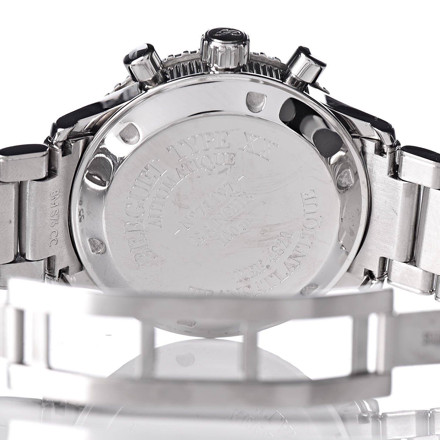Breguet Stainless Steel 33mm Type XX Transatlantique Automatic Watch Black 4820ST/D2/S76 6 of 6
