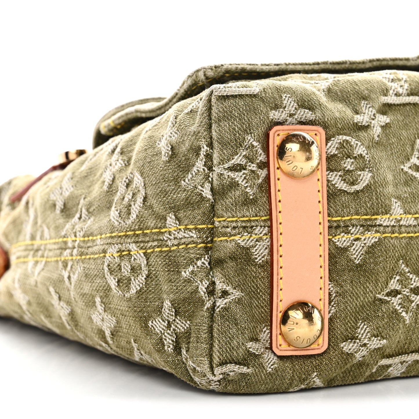 Monogram Denim Baggy PM Lichen