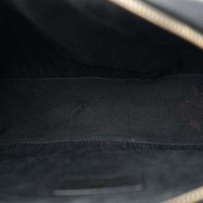 Saint Laurent Calfskin Matelasse Monogram Lou Camera Bag Black 5 of 15
