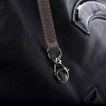 Chanel Calfskin Modern Chain Rhodoid Hobo Black 9 of 10