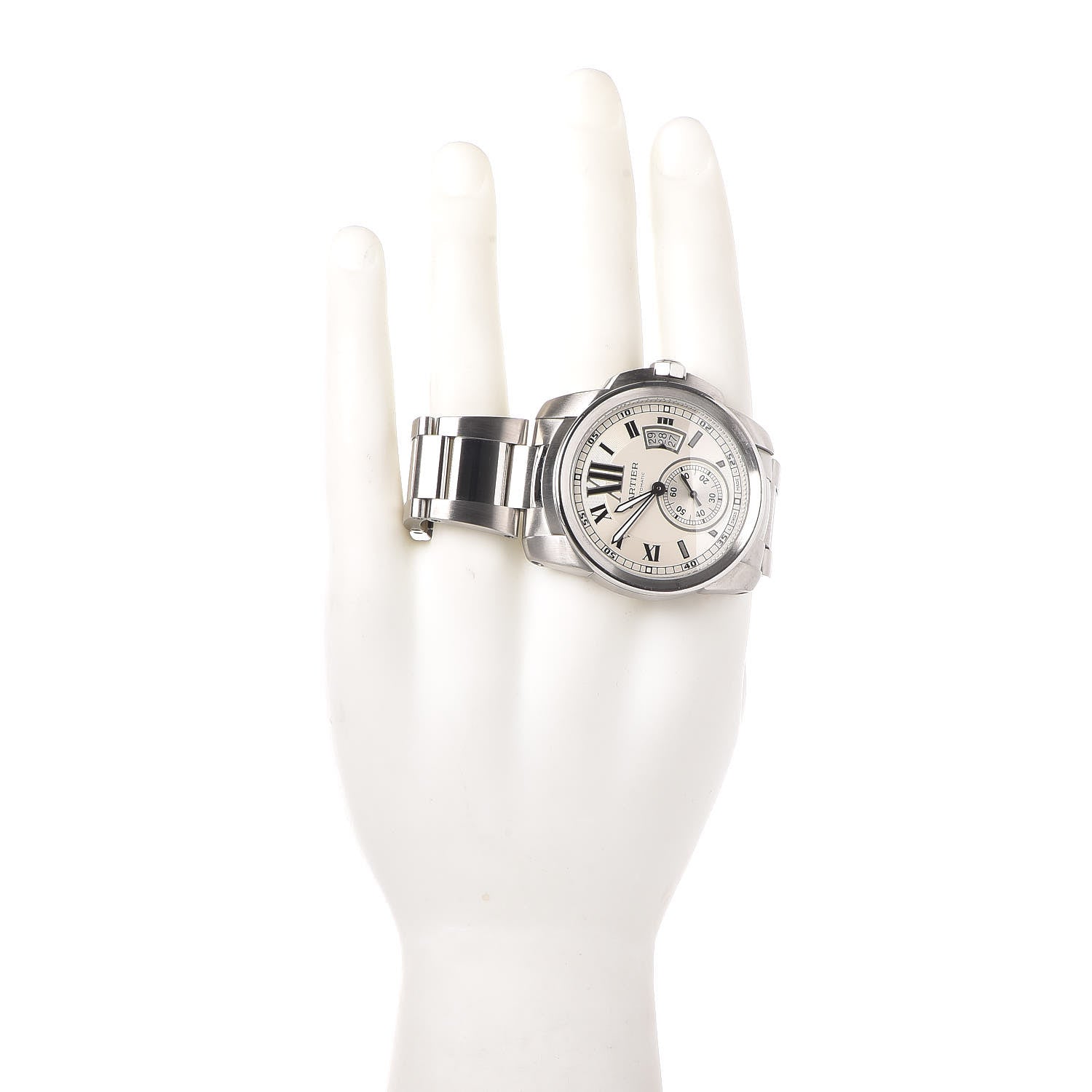 Cartier Stainless Steel 42mm Calibre de Cartier Automatic Watch 2 of 6