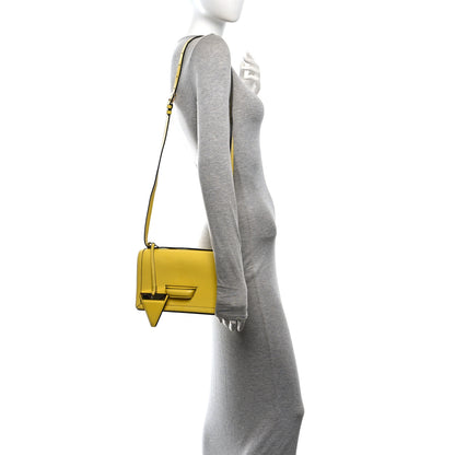 Loewe Calfskin Medium Barcelona Shoulder Bag Yellow 2 of 9