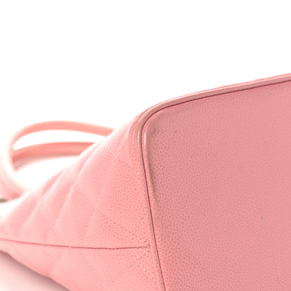 Chanel Caviar Medallion CC Tote Light Pink 8 of 16