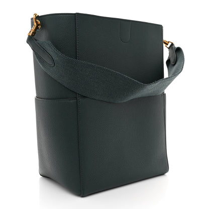 Celine Soft Grained Calfskin Sangle Bucket Bag Amazone 3 of 13