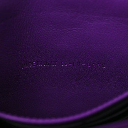 Christian Dior Patent Cannage New Lock Pouch Purple 7 of 9