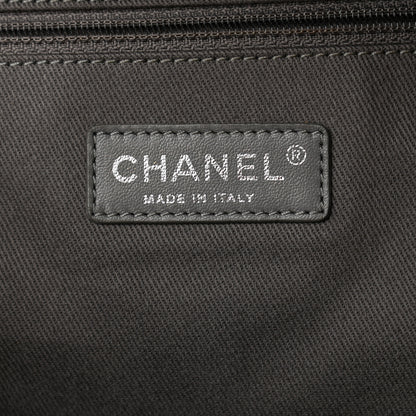 Chanel Graffiti Printed Canvas Medium Backpack Black 6 of 11