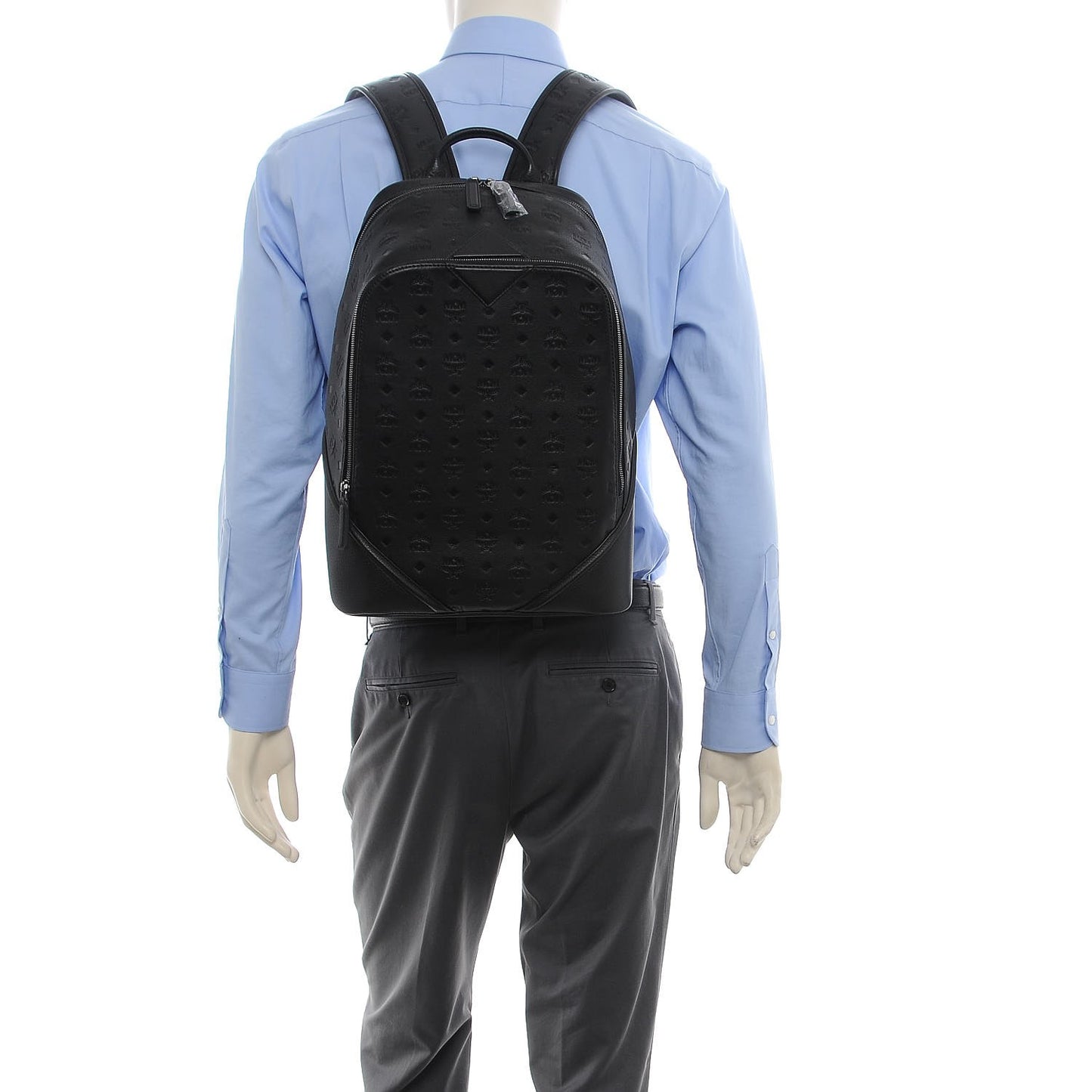 Calfskin Ottomar Monogram Duke Backpack Black