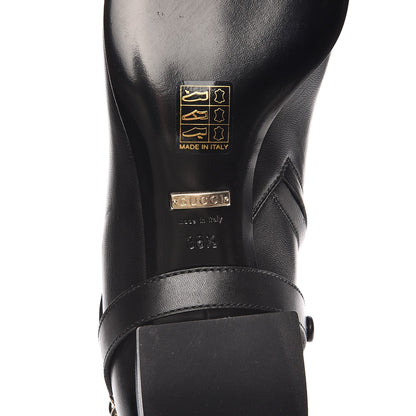Gucci Calfskin Soho Boot 38.5 Nero Black 8 of 9