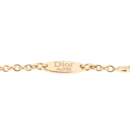 Christian Dior 18K Yellow Gold Diamond Mother of Pearl Rose Des Vents Bracelet 3 of 5