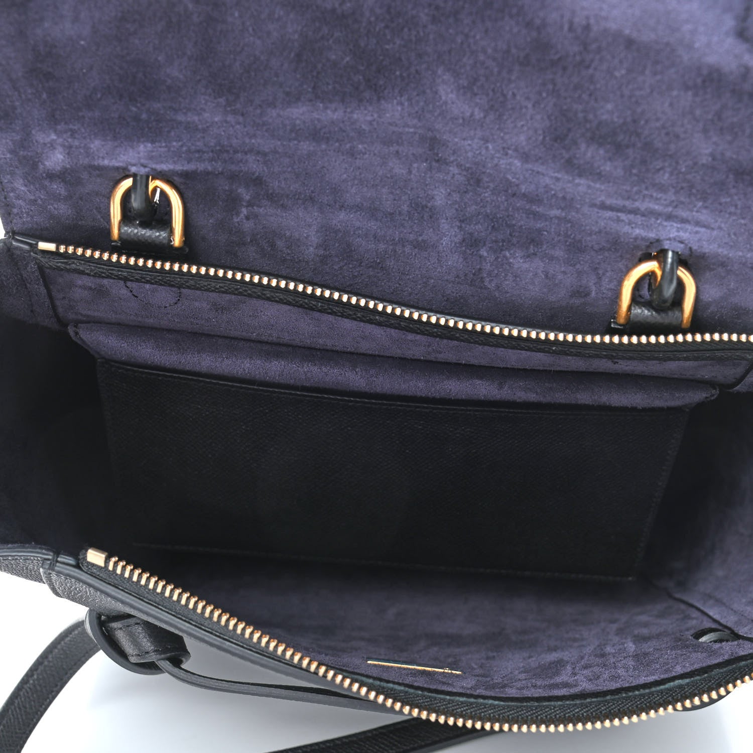 Celine Grained Calfskin Micro Belt Bag Black 4 of 4