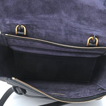 Celine Grained Calfskin Micro Belt Bag Black 4 of 4