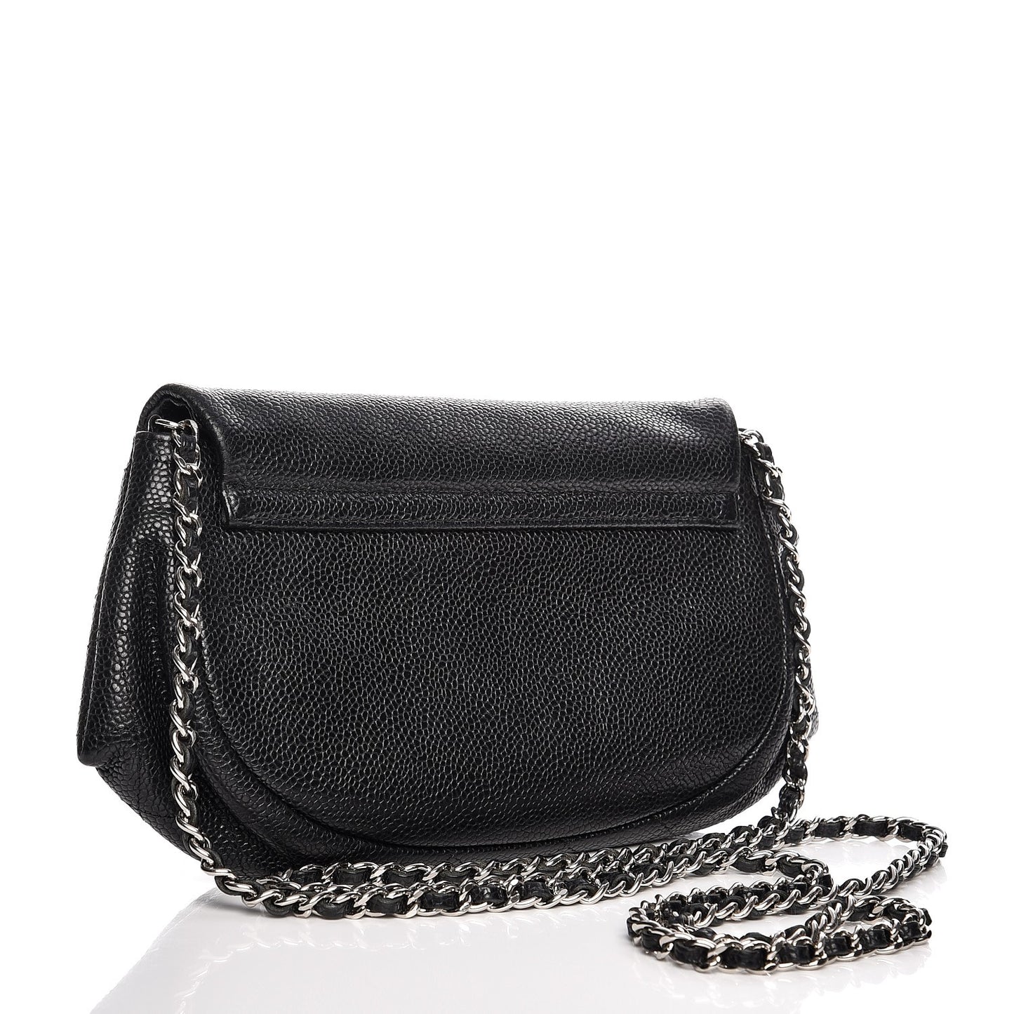 Caviar Half Moon Wallet On Chain WOC Black