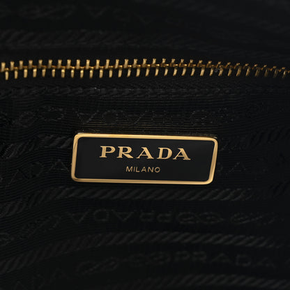 Prada Re-Nylon Triangle Quilted Padded Patchwork System Large Shoulder Bag Black 6 of 9