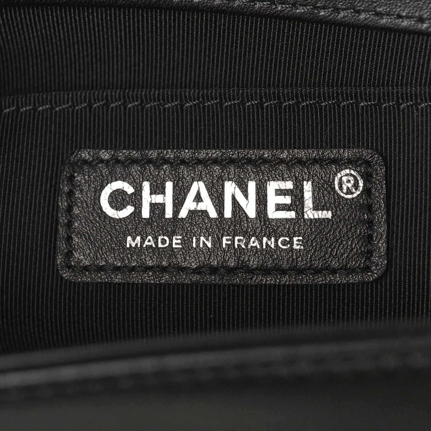 Lambskin Quilted Medium Boy Flap Black