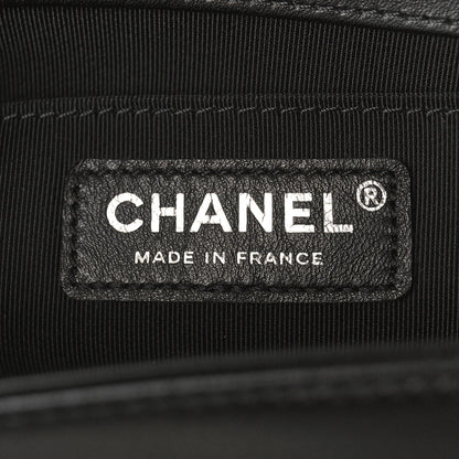 Chanel Lambskin Quilted Medium Boy Flap Black 6 of 10