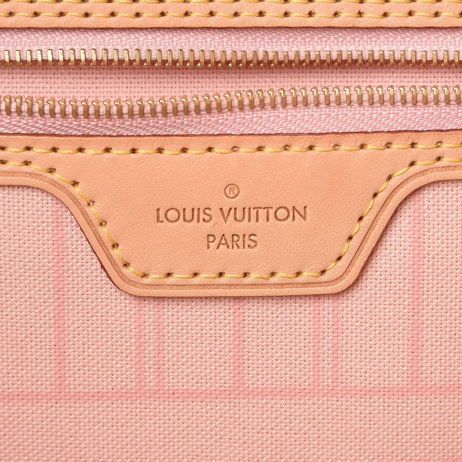 Louis Vuitton Damier Azur Neo Neverfull MM Rose Ballerine 7 of 9