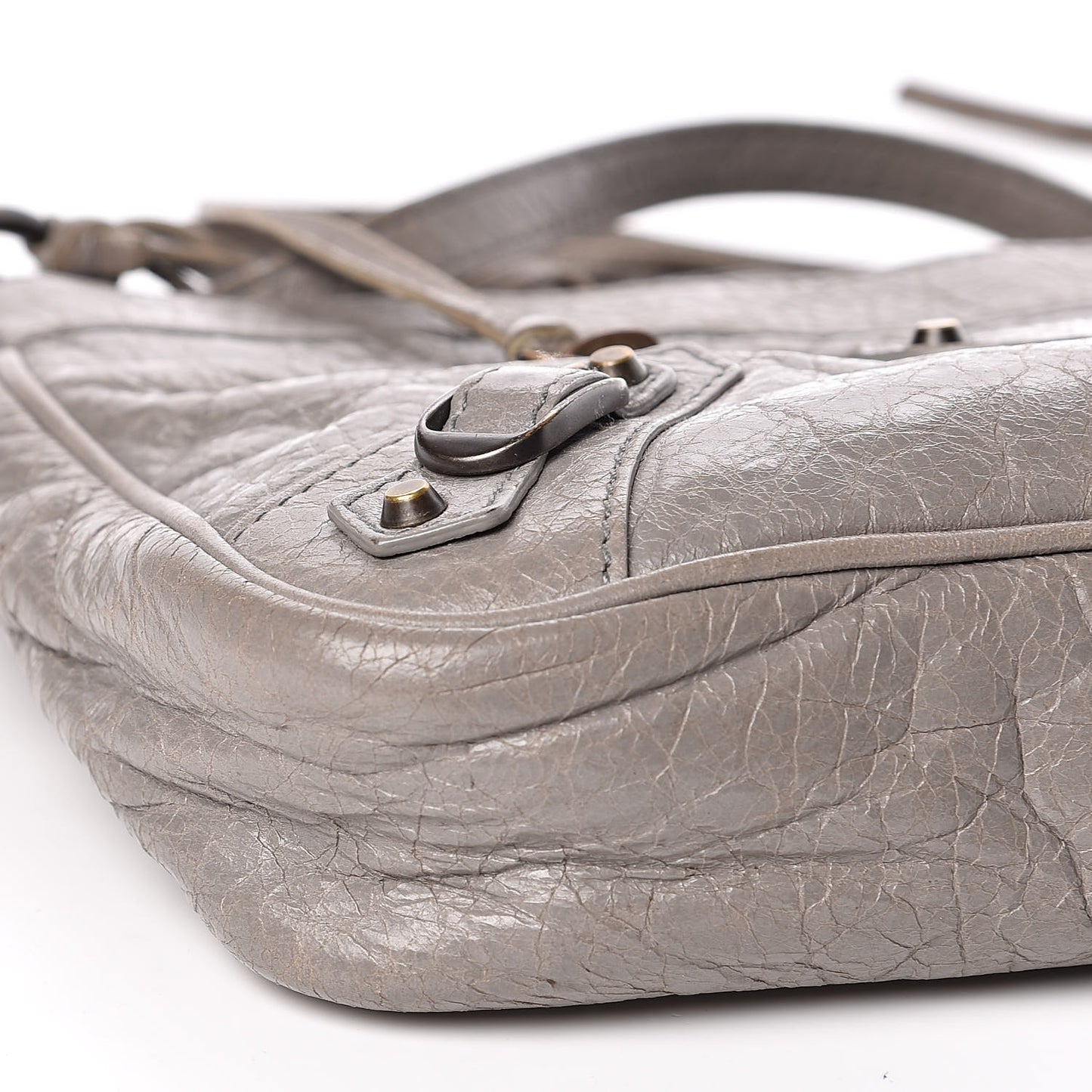 Agneau Classic Hardware Hip Gris Pyrite