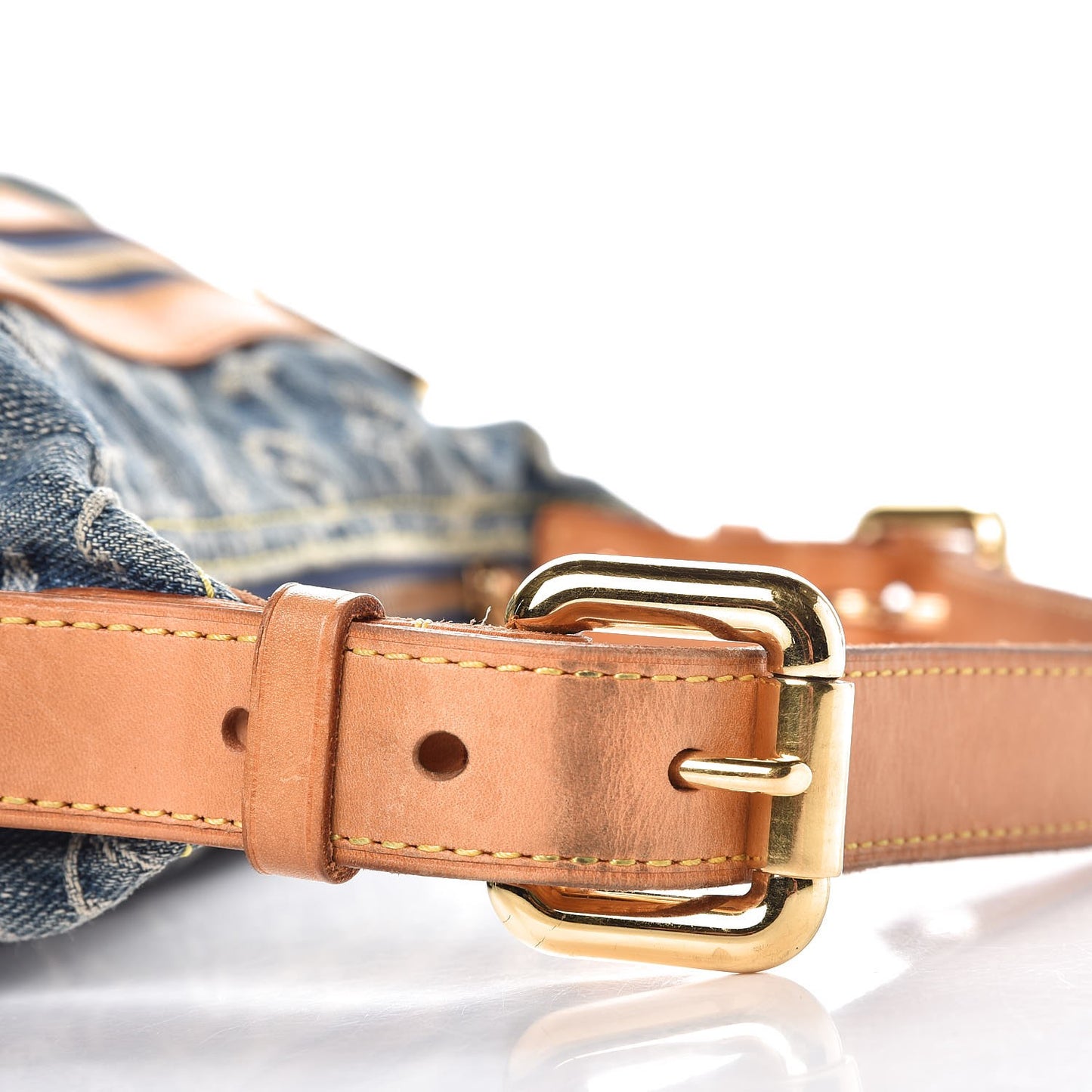Monogram Denim Baggy PM Blue