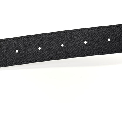Louis Vuitton Calfskin Monogram 30mm LV Initiales Reversible Belt 85 34 Black 3 of 6