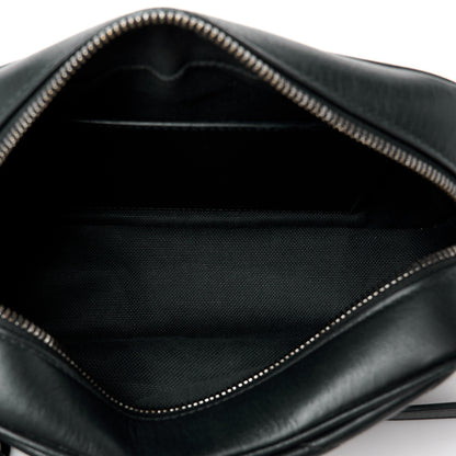Gucci Calfskin Matelasse Monochrome Small GG Marmont Chain Shoulder Bag Black 5 of 11