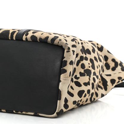 Saint Laurent Suede Leopard Print Camden Shopping Tote 11 of 11