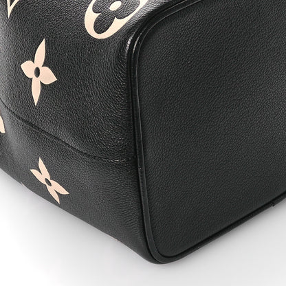 Louis Vuitton Empreinte Monogram Giant Neonoe MM Black Beige 9 of 10