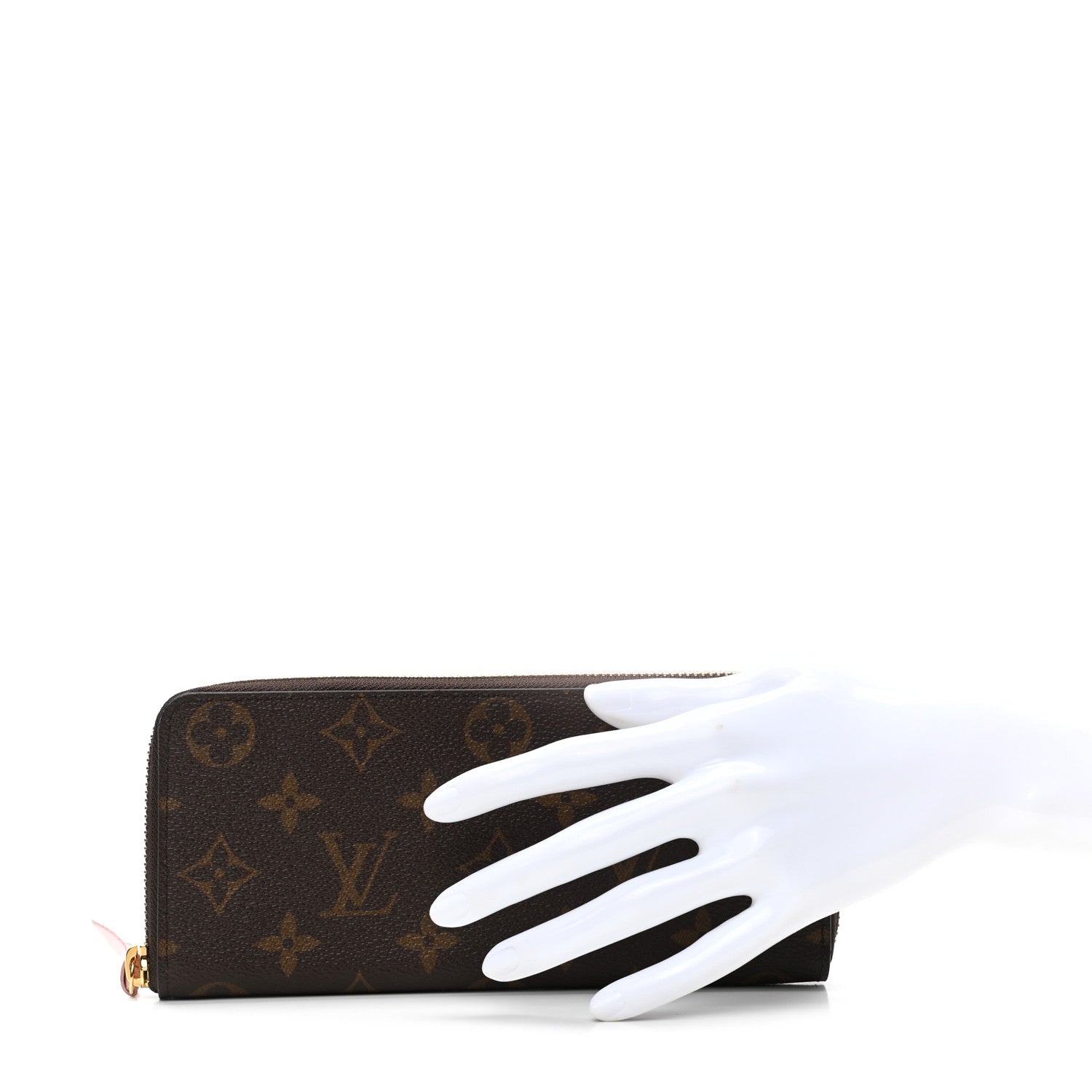 Louis Vuitton Monogram Clemence Wallet Rose Ballerine 2 of 7