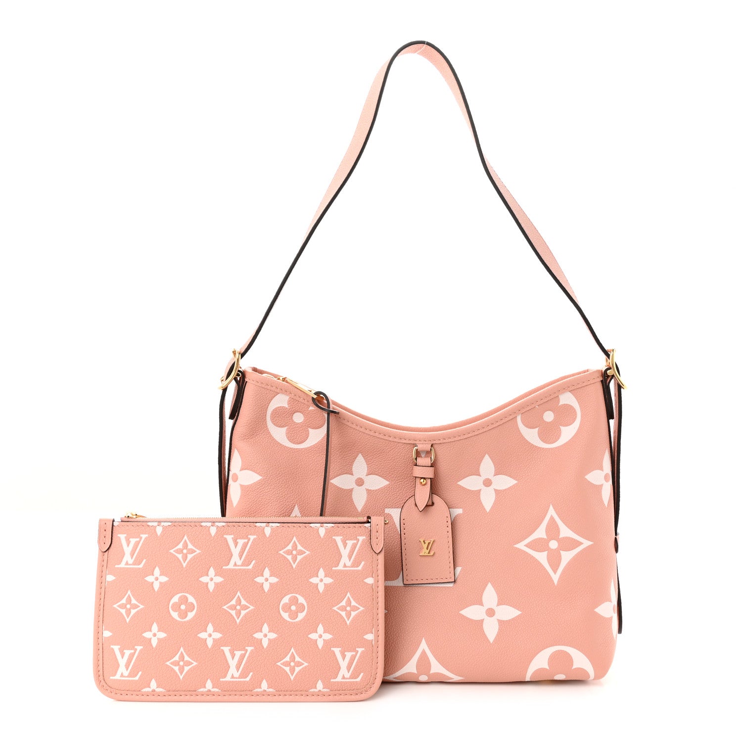 Louis Vuitton Empreinte Monogram Giant CarryAll PM Trianon Pink Cream 1 of 10