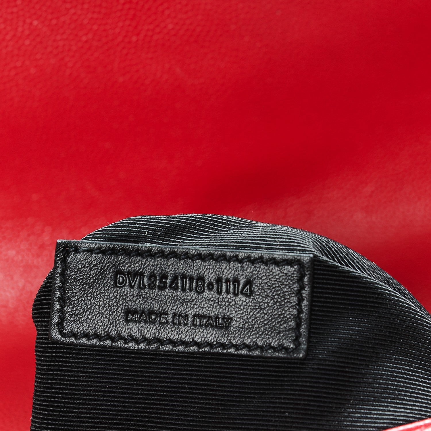 Saint Laurent Grain De Poudre Matelasse Chevron Large Monogram Satchel Lipstick Red 7 of 14
